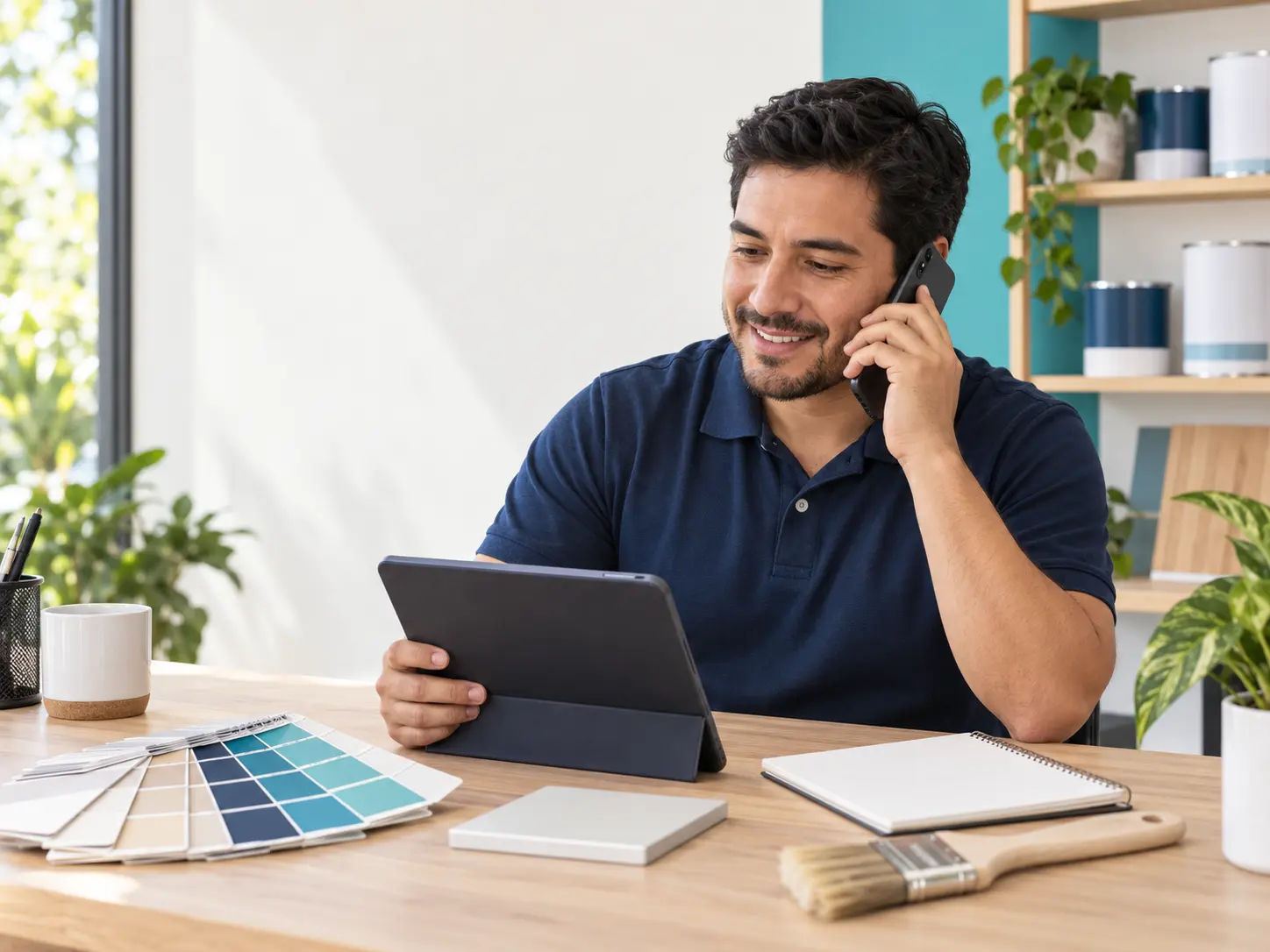 Asesor de ProColor atendiendo una consulta