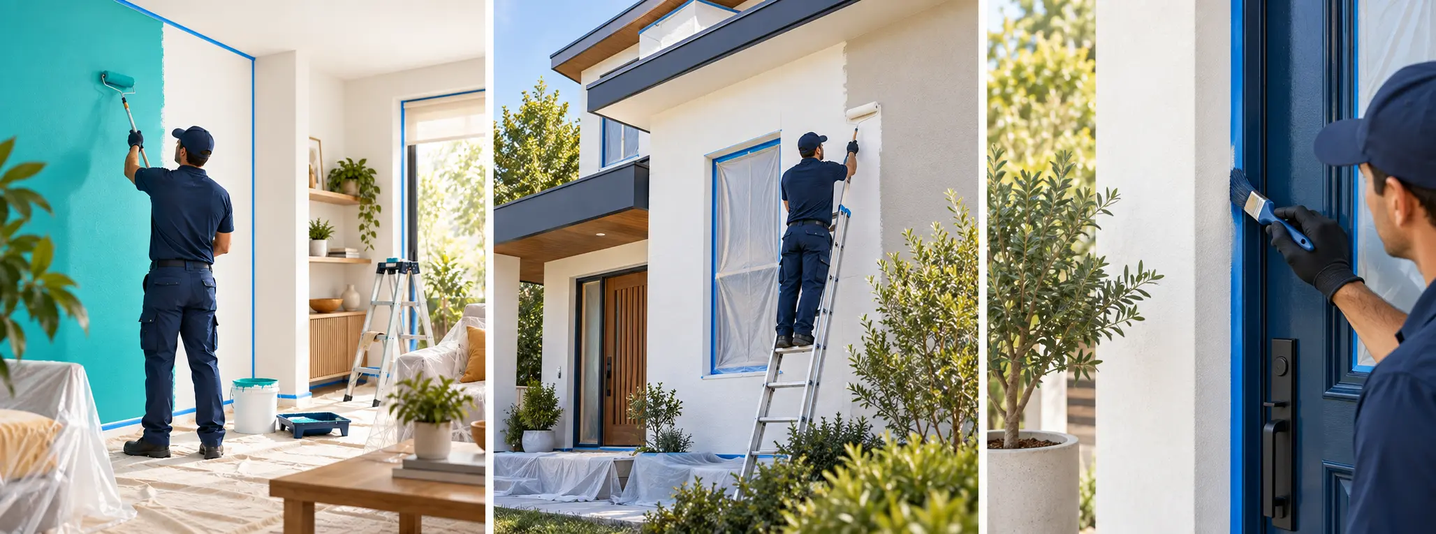 Trabajos de pintura interior, exterior y de detalle realizados por ProColor